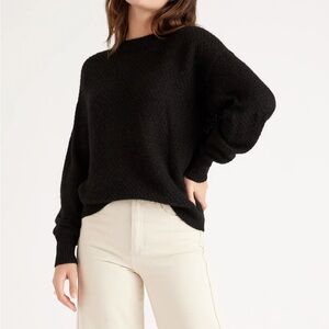 Quince alpaca stich crew sweater